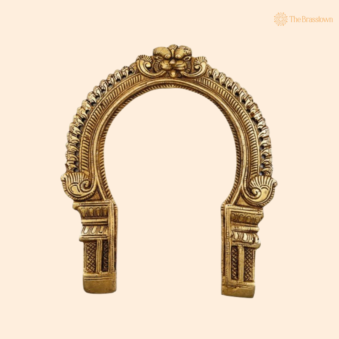 Antique Brass Decorative Arch Frame 9 Inch