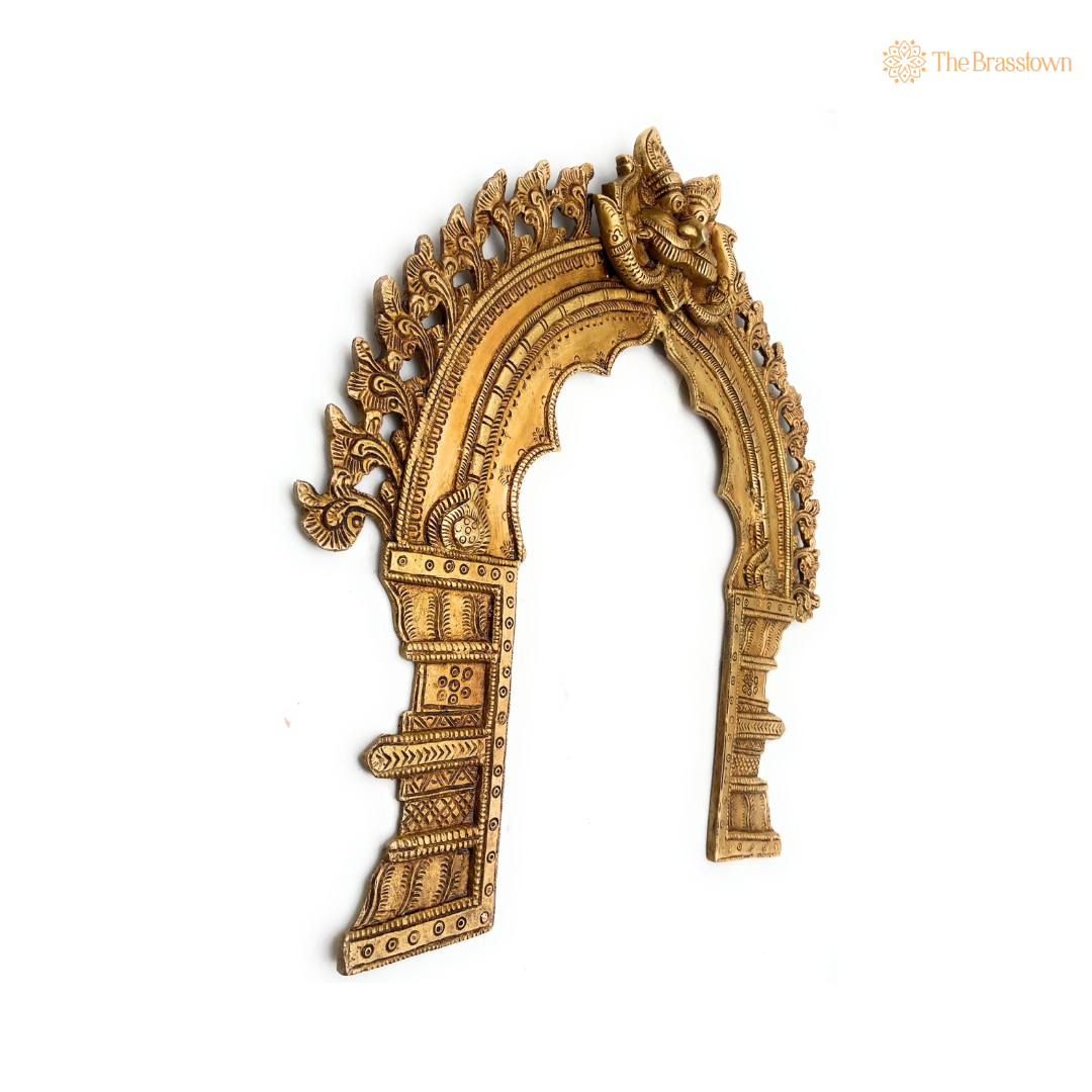Traditional Brass Lion Arch Frame 14.5 Inch