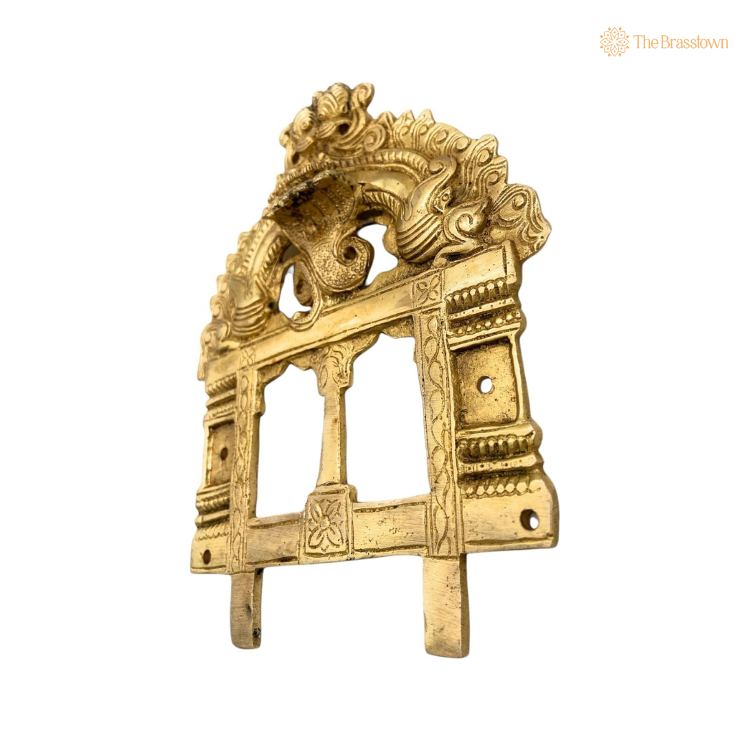 Traditional Brass Nag Decorative Arch Frame 7 Inch