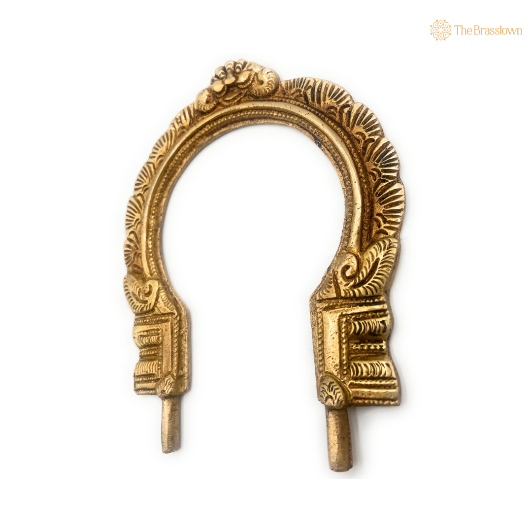 Handcrafted Antique Brass Arch Frame 6.5 Inch