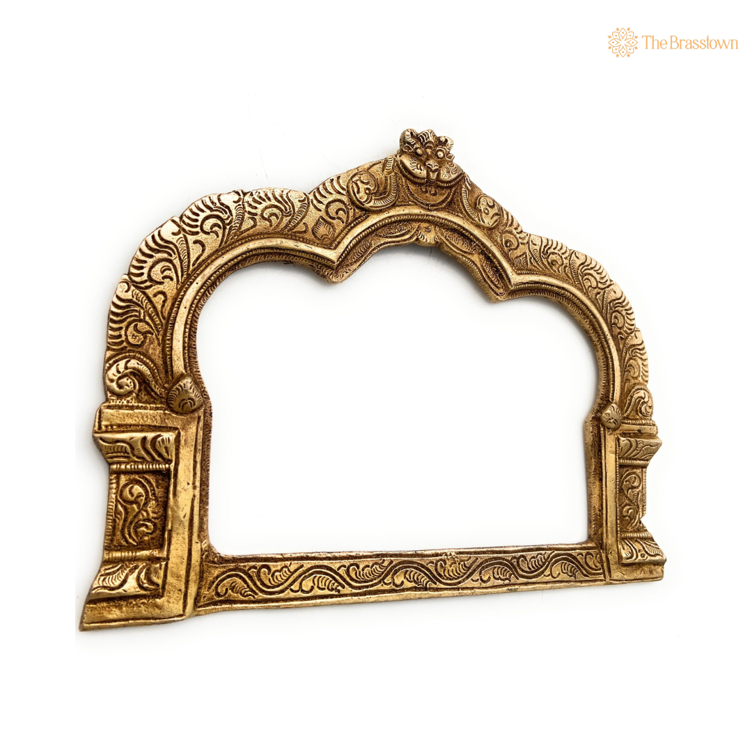 Antique Brass Decorative Arch Frame 7 Inch