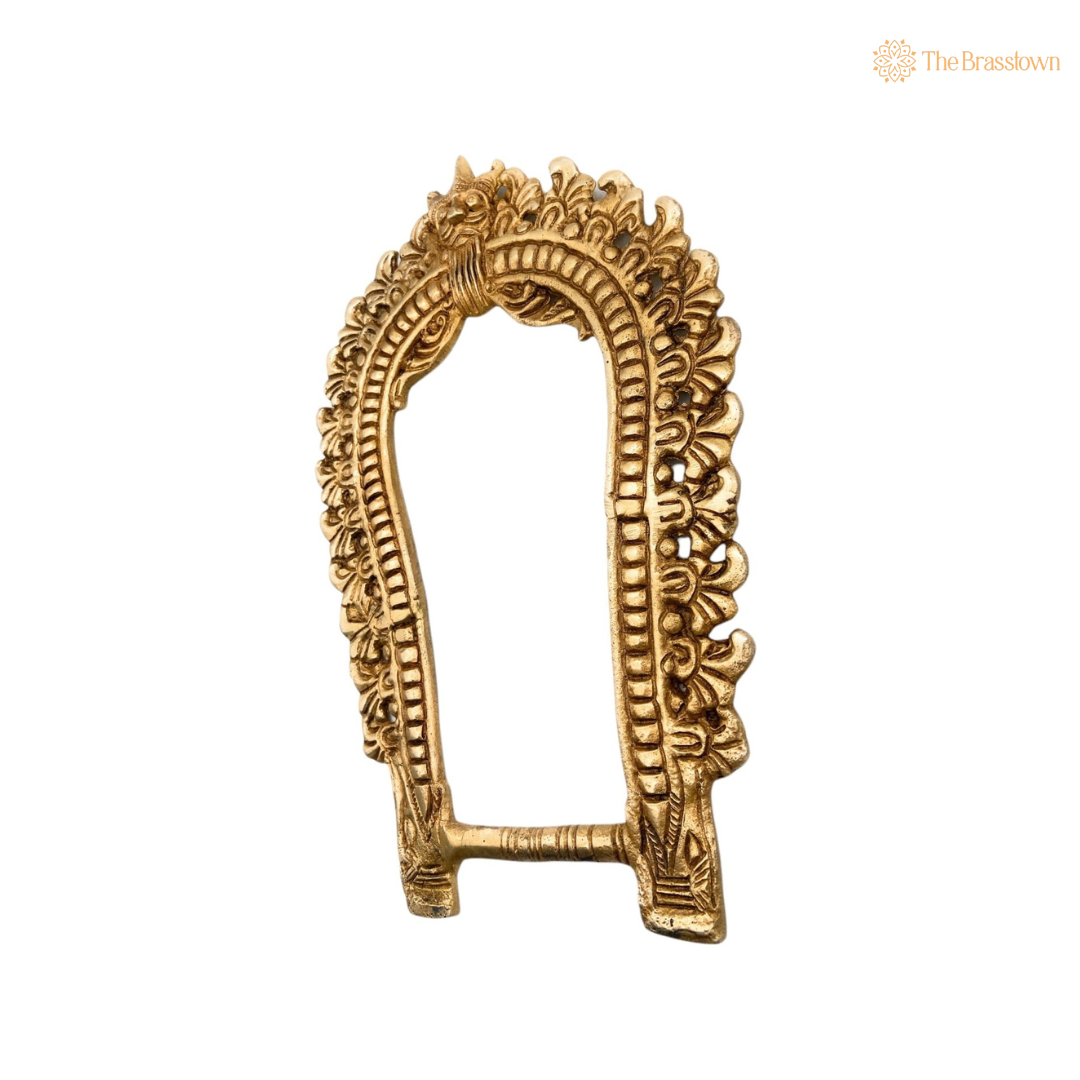 Traditional Brass Temple Arch Frame 12 Inch