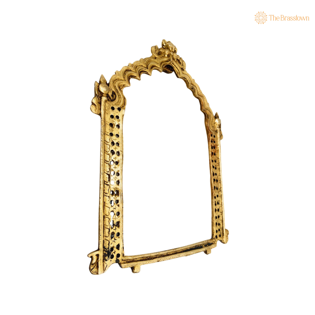 Elegant Antique Brass Arch Frame 11 Inch