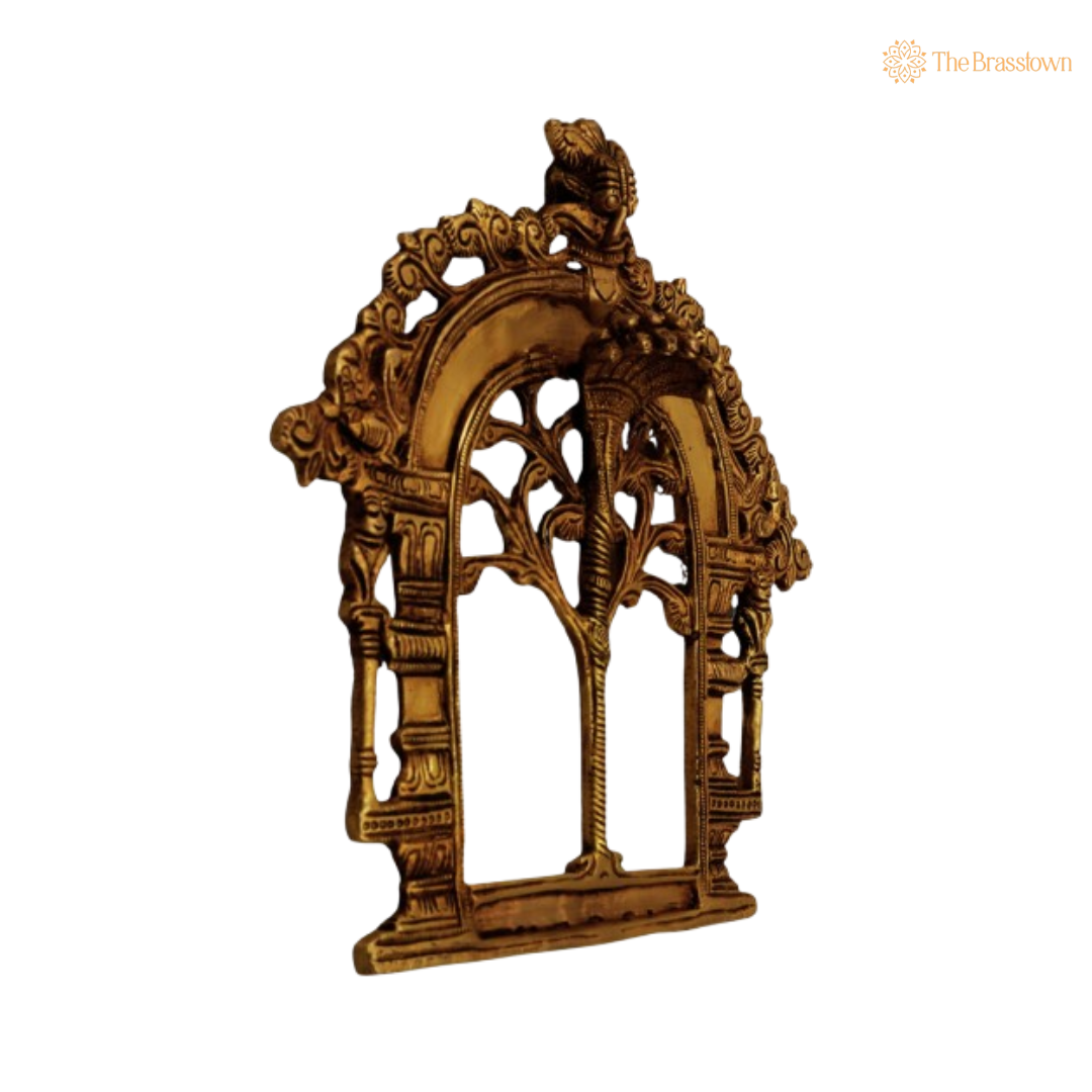 Antique Brass Tree of Life Arch Frame 8 Inch