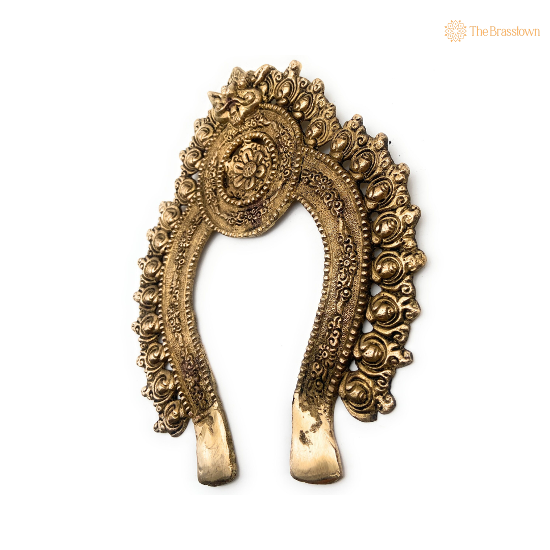 Traditional Brass Floral Arch Frame 10 Inch