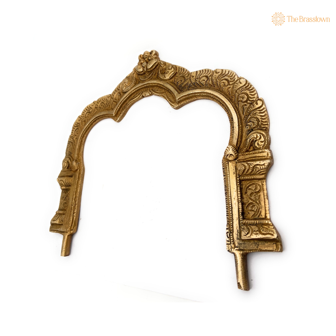 Antique Brass Arch Frame 8 Inch
