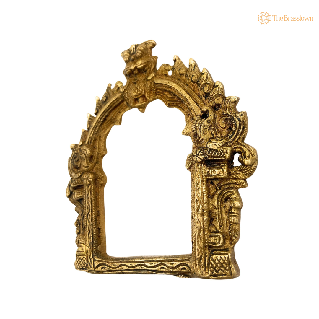 Traditional Brass Ornamental Arch Frame 5 Inch