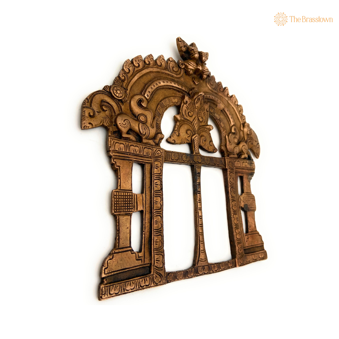 Antique Brass Decorative Arch Frame 8 Inch