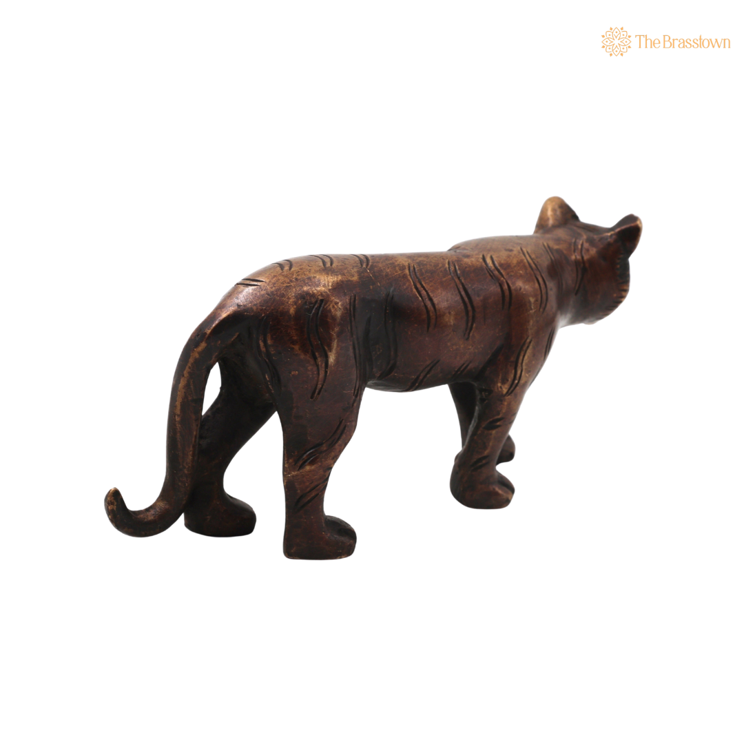 Handcrafted Brass Royal Tiger Idol β Royal Bengal Tiger Idol for Home, Office & Table DΓ©cor 3 Inch