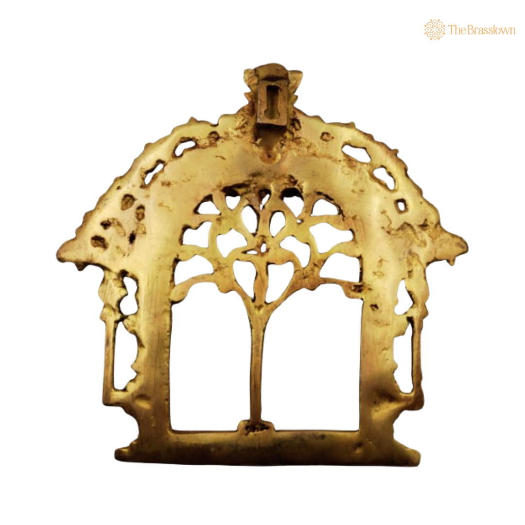Antique Brass Tree of Life Arch Frame 8 Inch
