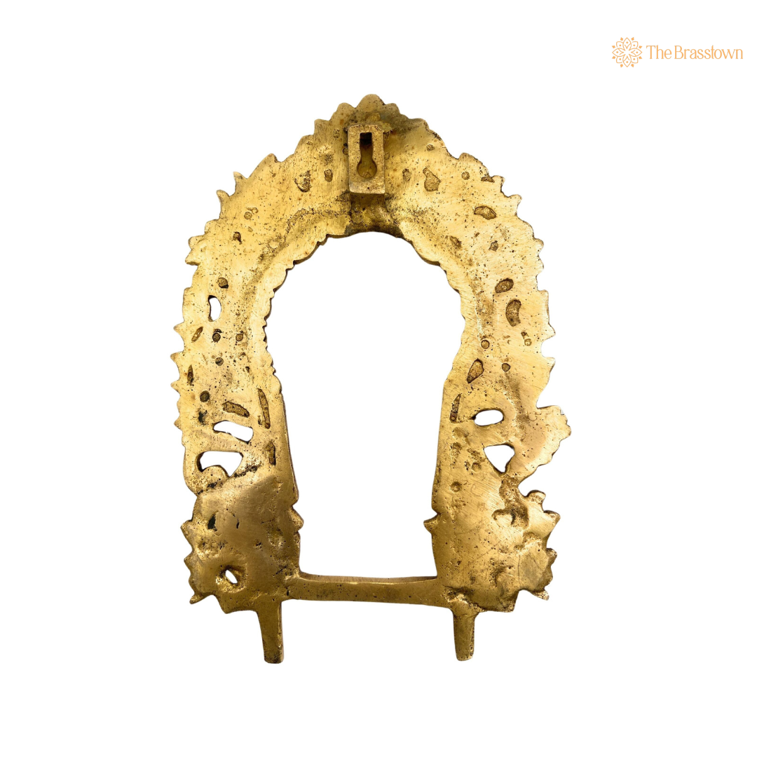 Ornate Antique Brass Arch Frame 7.5 Inch