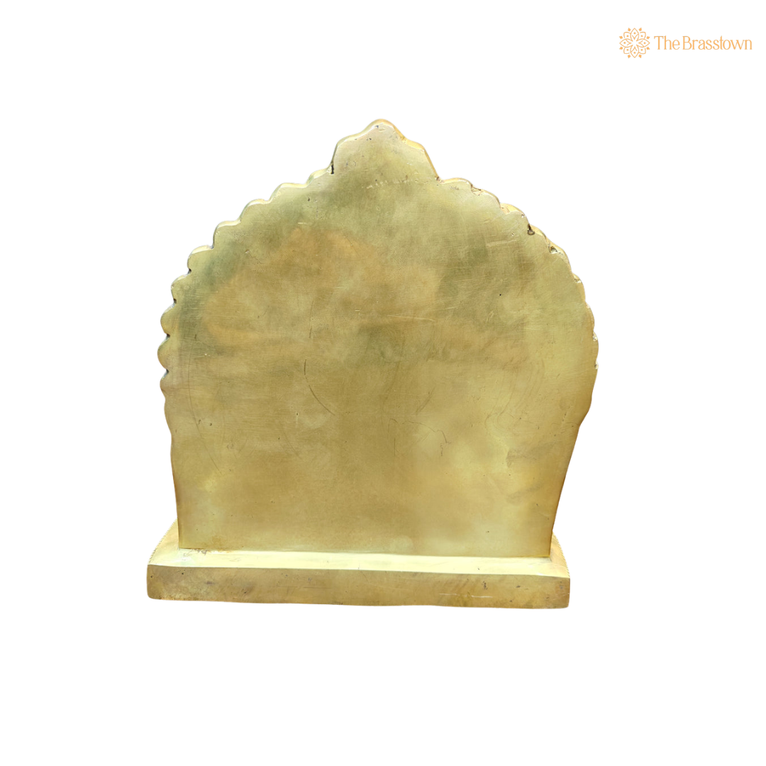 Brass Standing Murugan Swamy Kartikeya 9 Inch – home mandir puja decor India