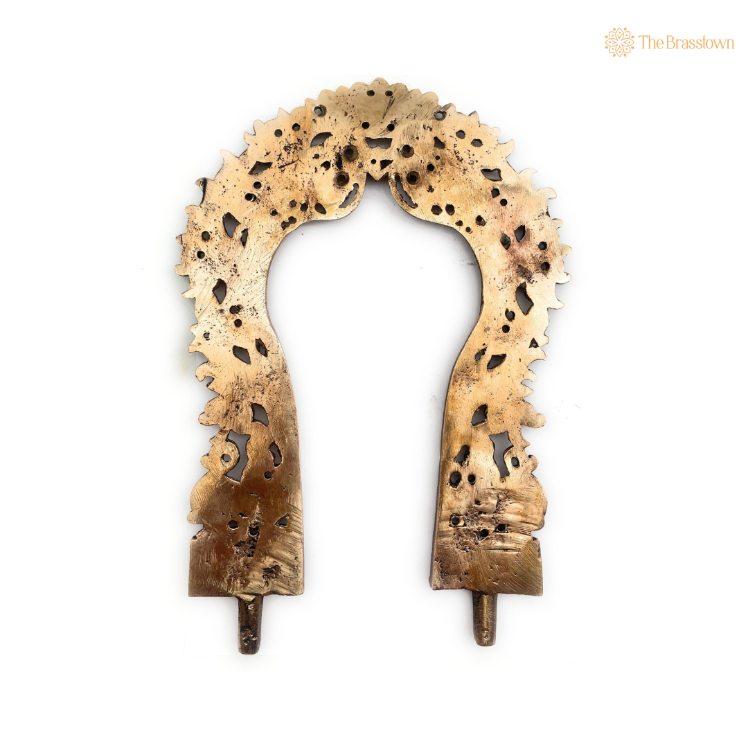 Intricately Designed Antique Brass Arch Frame 12 Inch