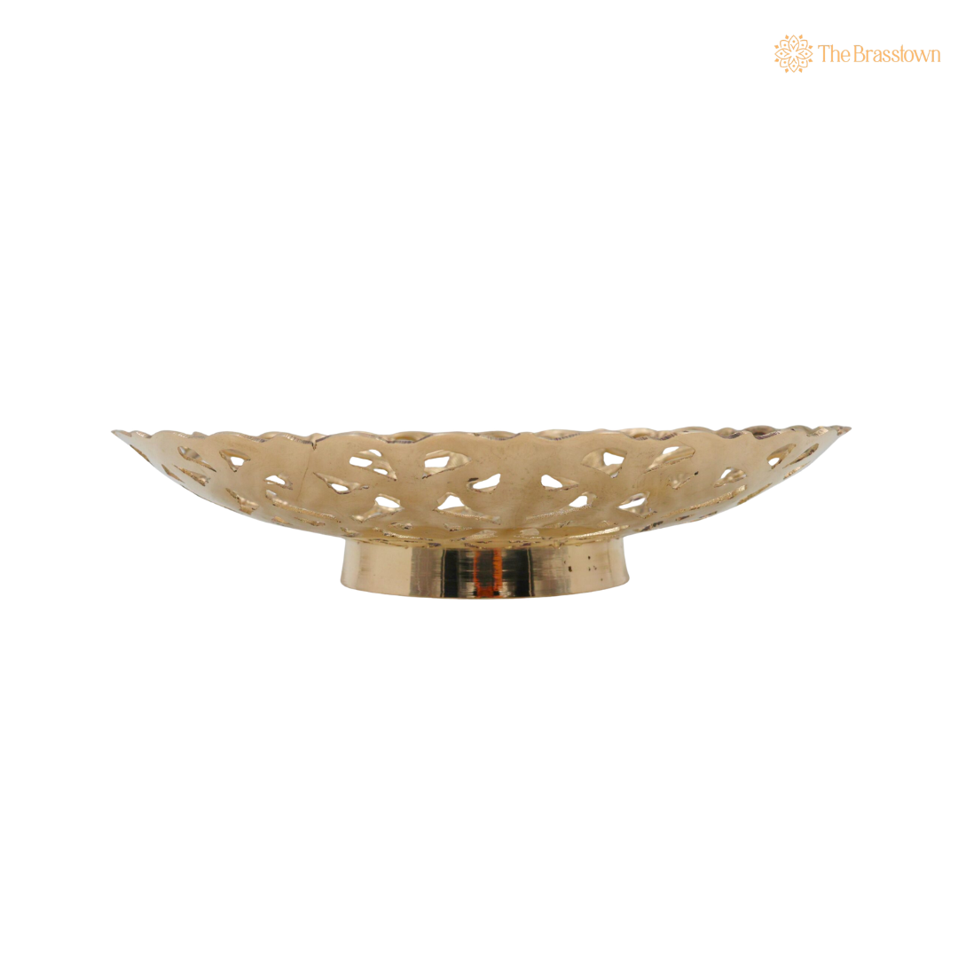 Brass Fruit Bowl β Traditional Peetal Decorative Dry Fruit Bowl for Dining Table, Home DΓ©cor & Centerpiece 2 Inch