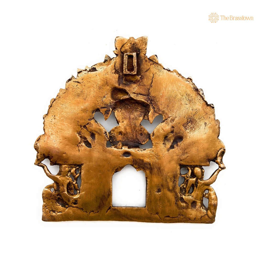 Antique Brass Decorative Temple Arch 7.5 Inch