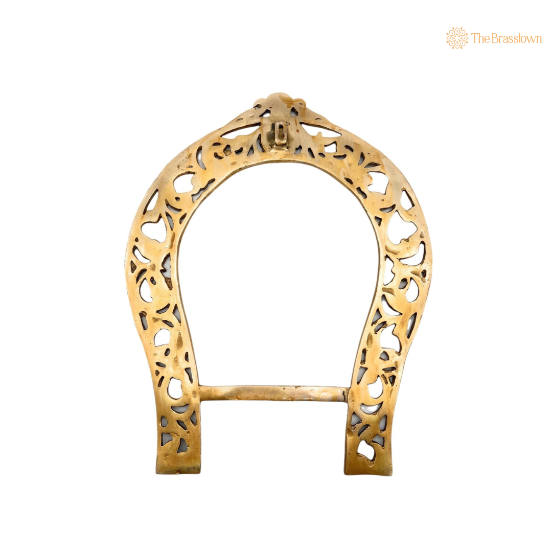Traditional Brass Ornate Arch Frame 19 Inch