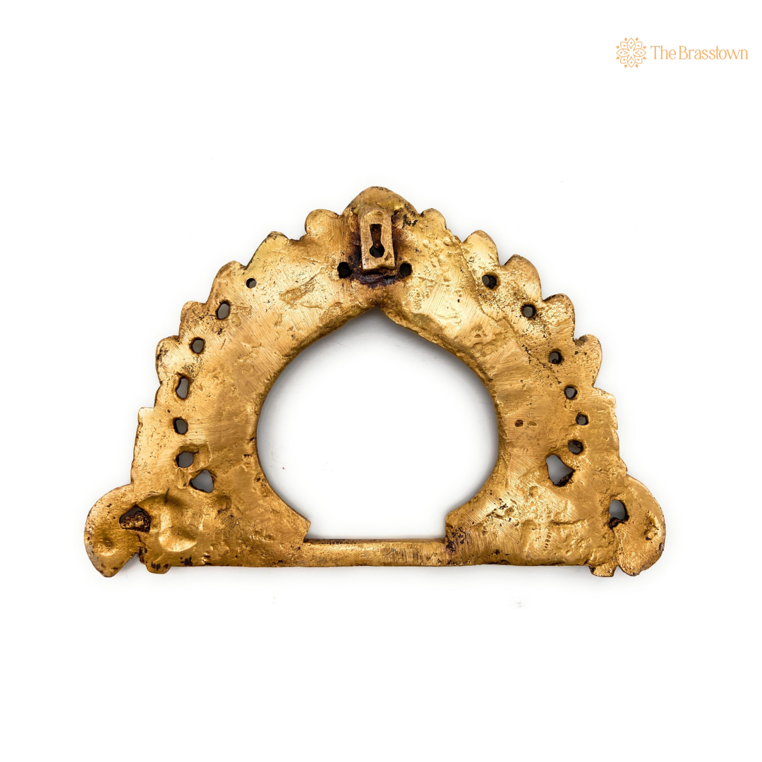 Ornate Antique Brass Arch Frame 6 Inch