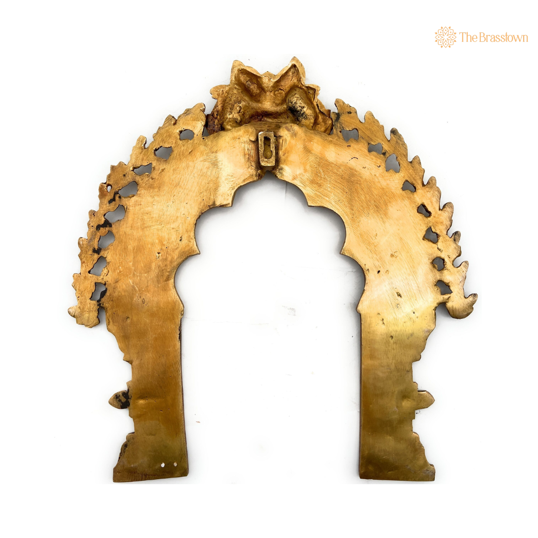 Traditional Brass Lion Arch Frame 14.5 Inch