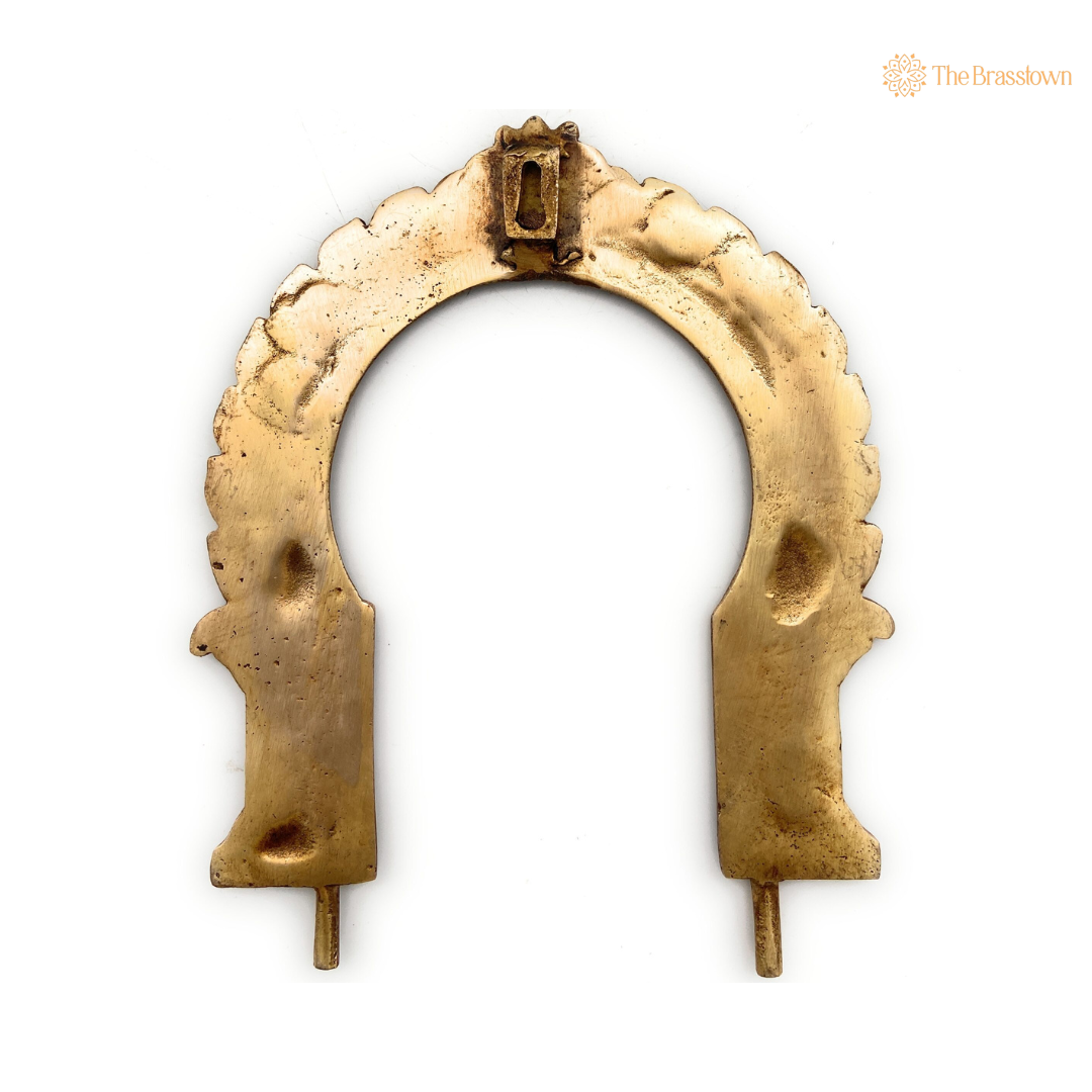Traditional Brass Floral Arch Frame 9 Inch