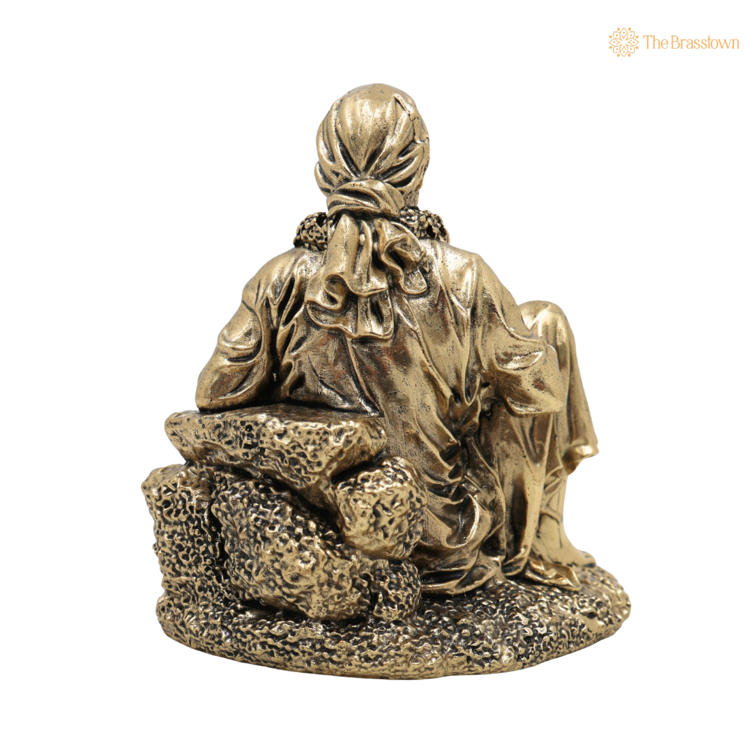 Brass Shirdi Sai Baba Idol 4 Inch – home mandir puja decor India