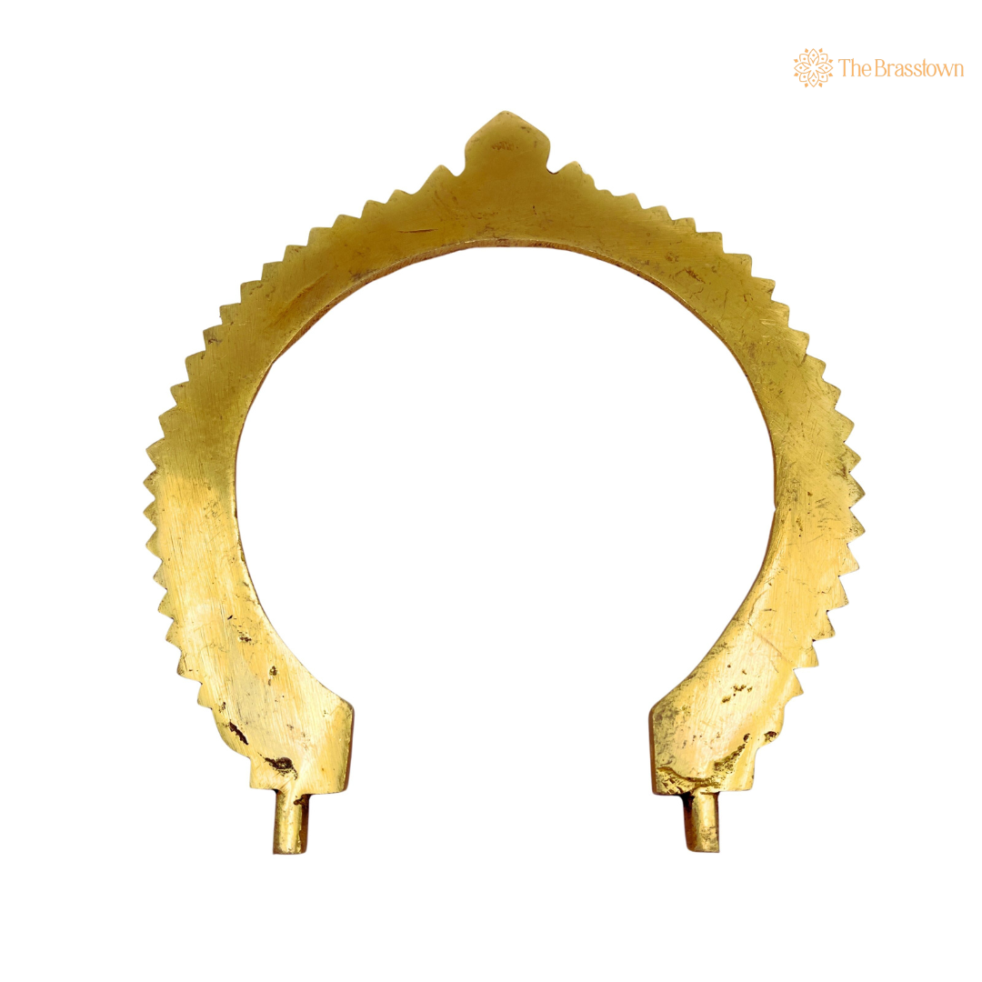 Intricately Designed Antique Brass Arch Frame 8 Inch