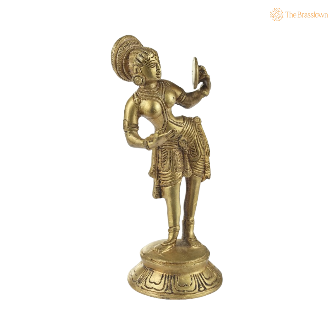 Apsara with Mirror 6 Inch