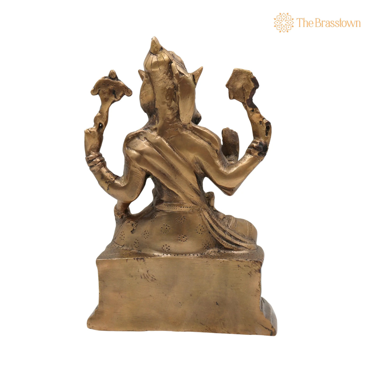 Handcrafted Brass Varahi Amman Idol – Varahi Devi Murti, Varahi Mata Statue, Dandanayaki Varahi Vigraha for Pooja 10.5 Inch 4