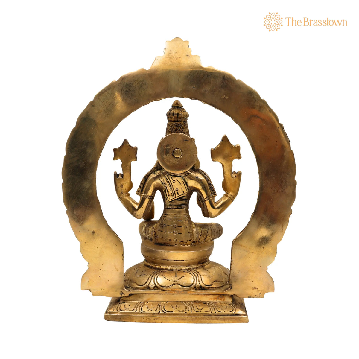 Brass Varahi Amman Idol – Handcrafted Varahi Devi Murti, Varahi Mata Statue, Varahi Ammavaru Vigraha, Varahi Bhagavathi Moorthi for Pooja 12 Inch 4