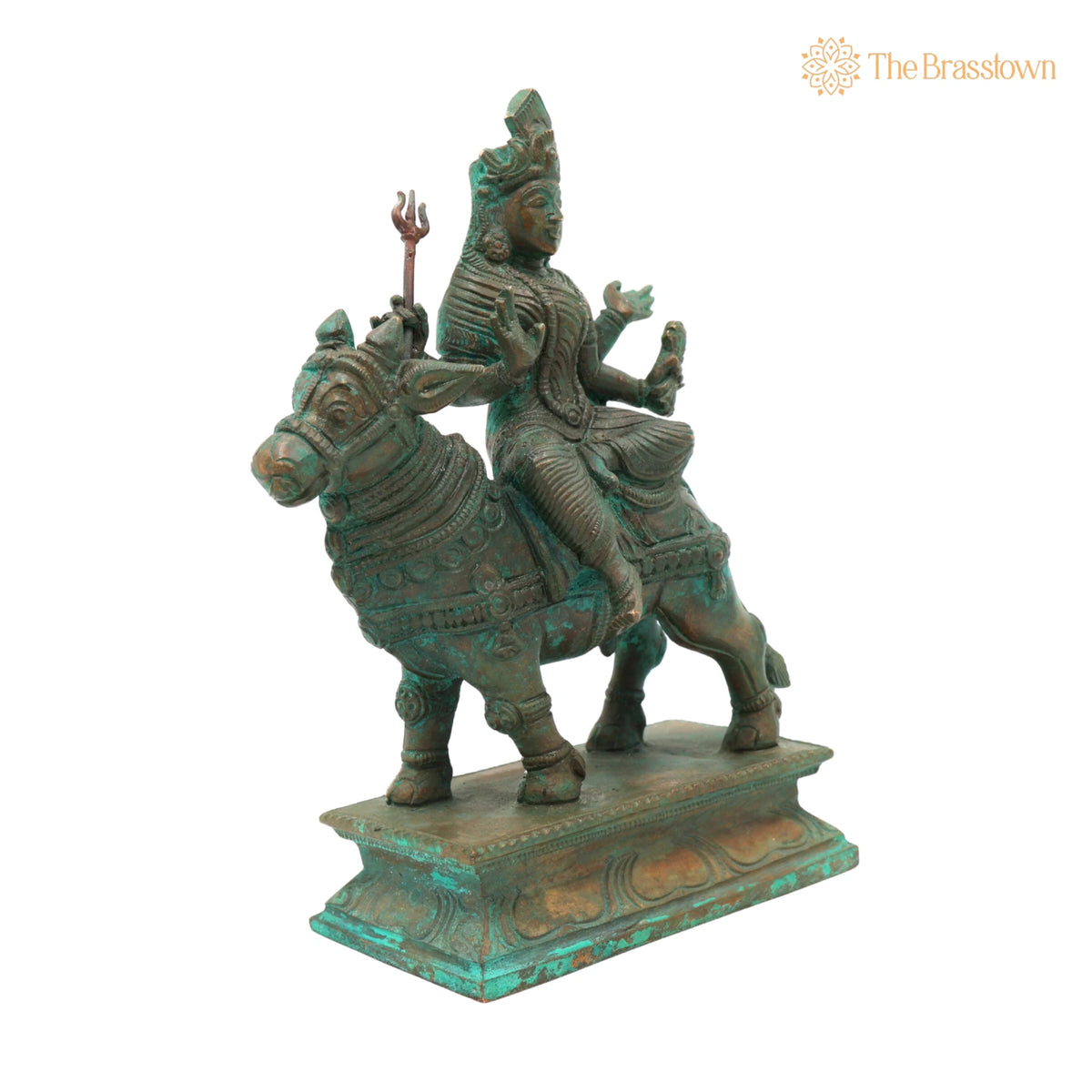 Handcrafted Panchaloha Maha Gowri Idol for Puja, Home Mandir & Décor 7 Inch 2