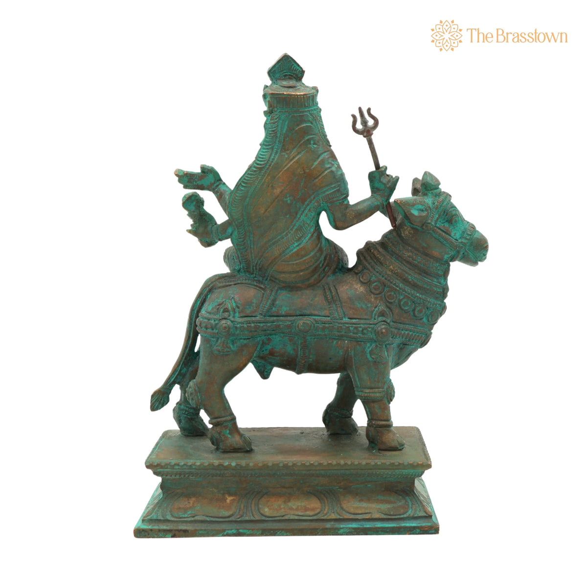 Handcrafted Panchaloha Maha Gowri Idol for Puja, Home Mandir & Décor 7 Inch 4