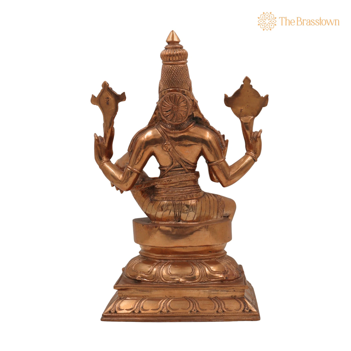 Handcrafted Bronze Yoga Narasimha Idol – Panchaloha Lord Narasingha Statue for Pooja, Home, Temple & Meditation Décor 12 Inch 4