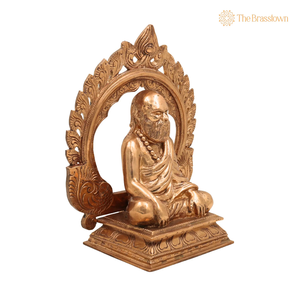 Pamban Swamigal Idol in Panchaloha Bronze – Handcrafted South Indian Temple Statue, Artisan-Made Murti for Pooja and Home Altar 8 Inch 2