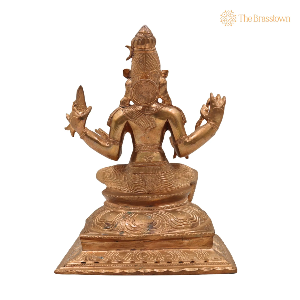 Handcrafted Bronze Varahi Devi Panchaloha Idol – Chola Art Varahi Amman, Ashta Matrika Varahi, Panchami Varahi 9 Inch 4