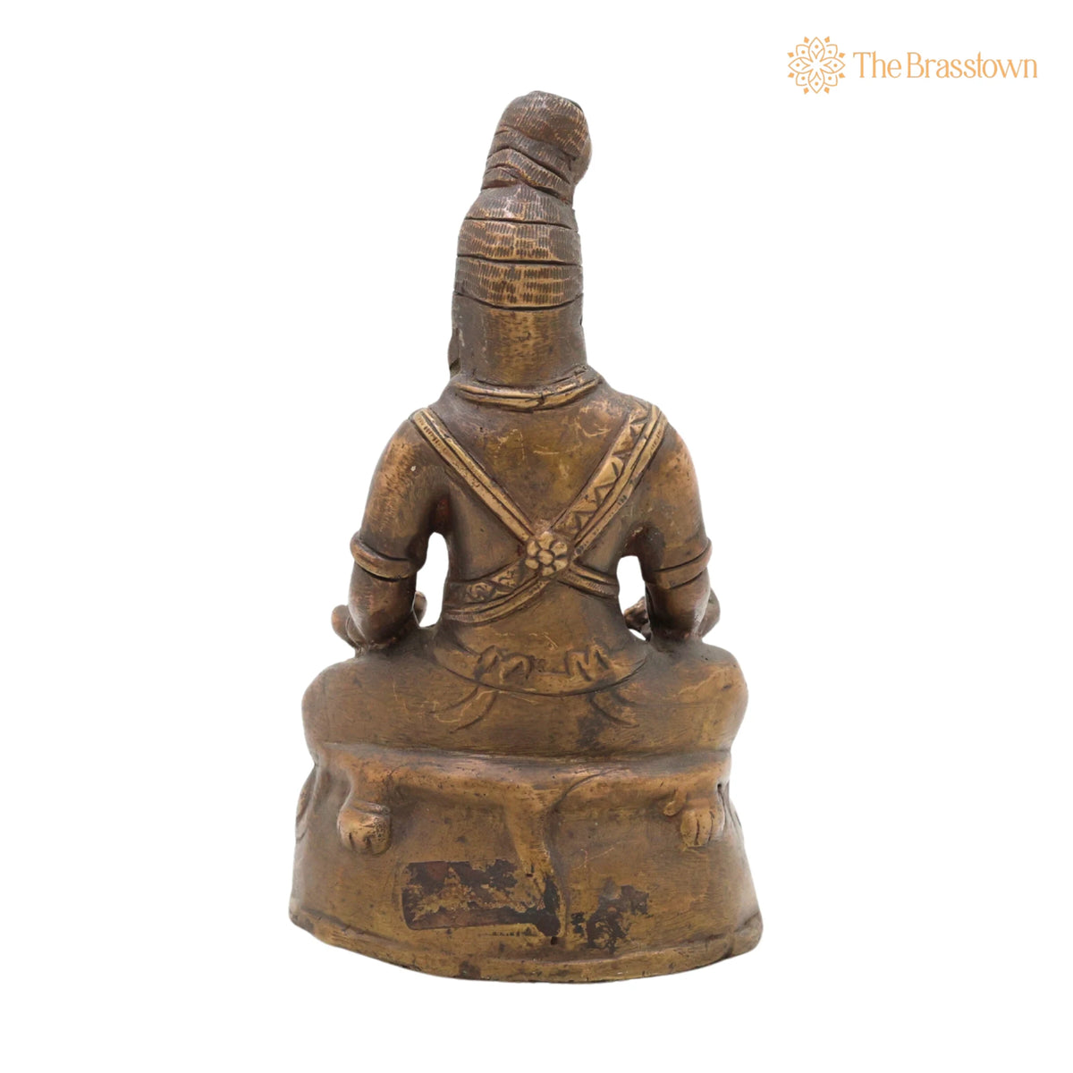 Brass Antique Bhuddhist Idol – Handcrafted Traditional Showpiece for Home Décor & Gifting 7 Inch 4