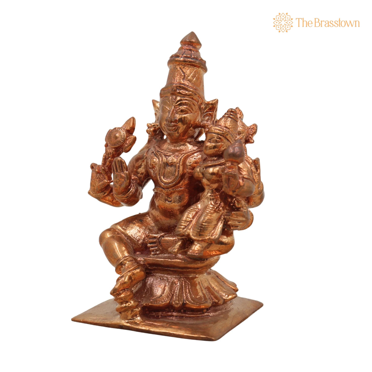 Handcrafted Bronze Vishnu Idol – Chola Art Temple Statue, Ranganatha 3 Inch 3