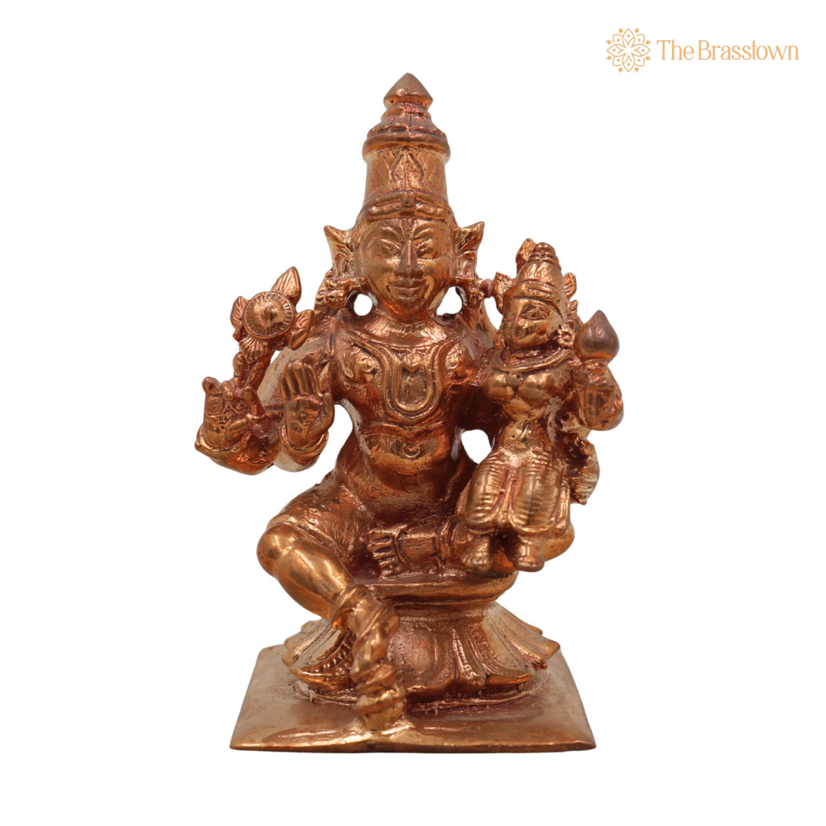 Handcrafted Bronze Vishnu Idol – Chola Art Temple Statue, Ranganatha 3 Inch 6