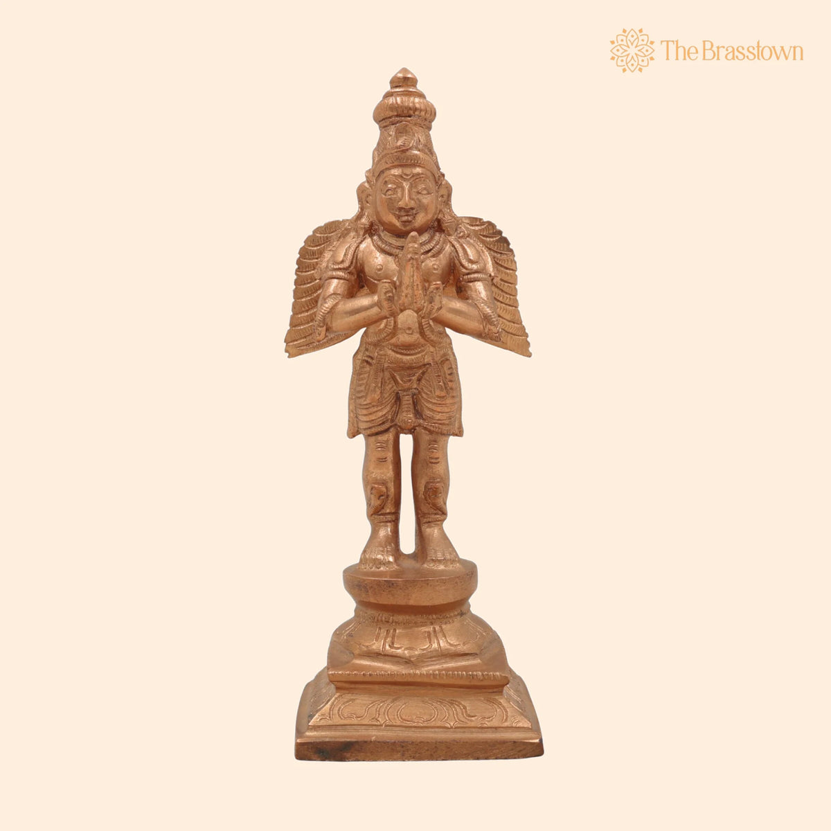 Handcrafted Panchaloha Bronze Garuda Dev Idol for Puja, Home Mandir & Décor 6.5 Inch 1