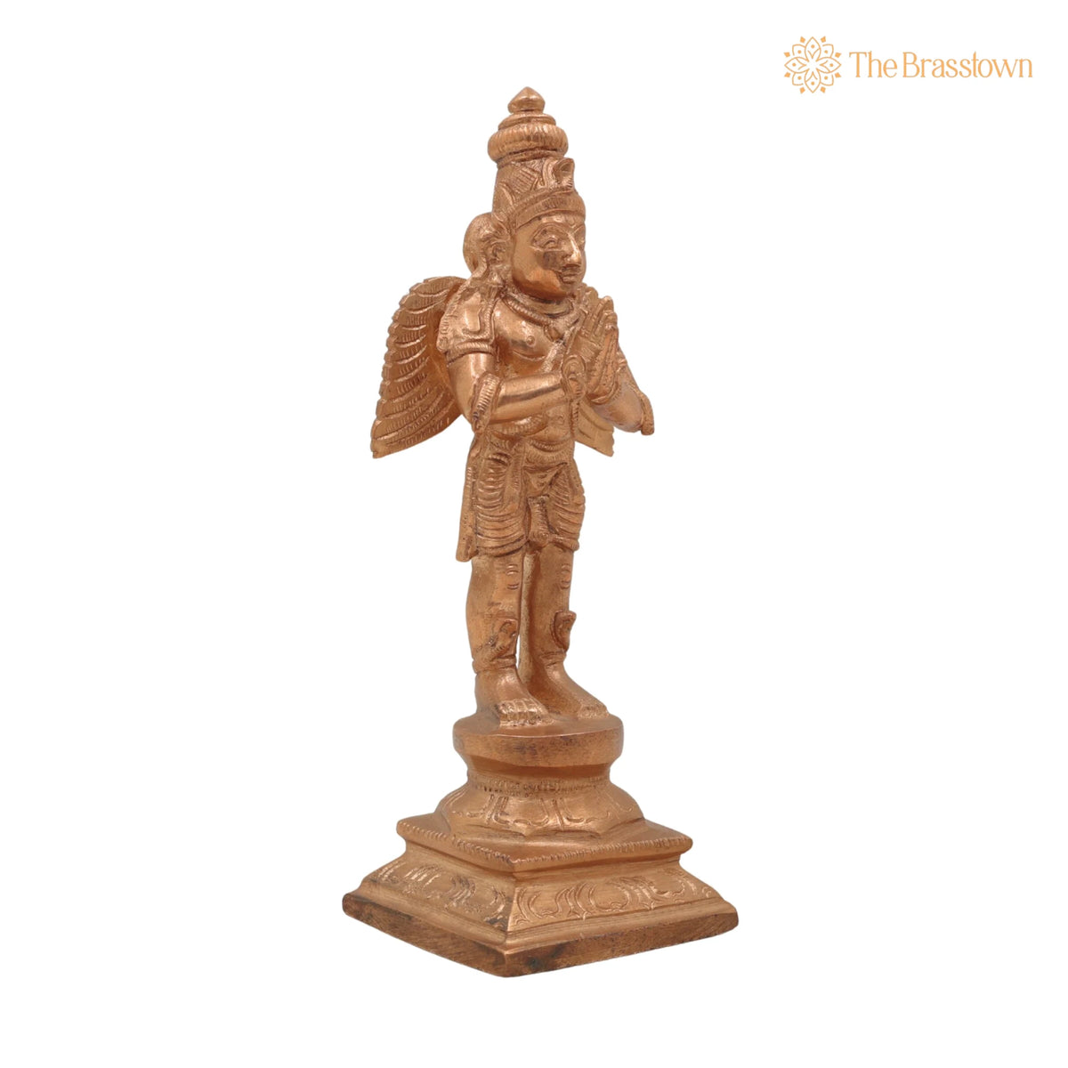 Handcrafted Panchaloha Bronze Garuda Dev Idol for Puja, Home Mandir & Décor 6.5 Inch 2