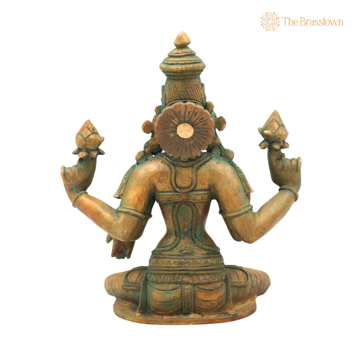 Handmade Panchaloha Bronze Mahalakshmi Idol – Temple & Home Décor 7 Inch 4