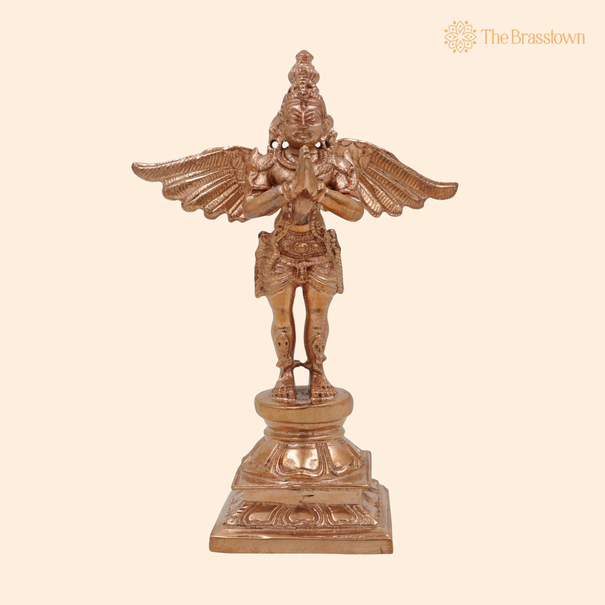 Bronze Lord Garuda Idol – Handcrafted Panchaloha Garuda Dev Murti for Pooja 5.5 Inch 1