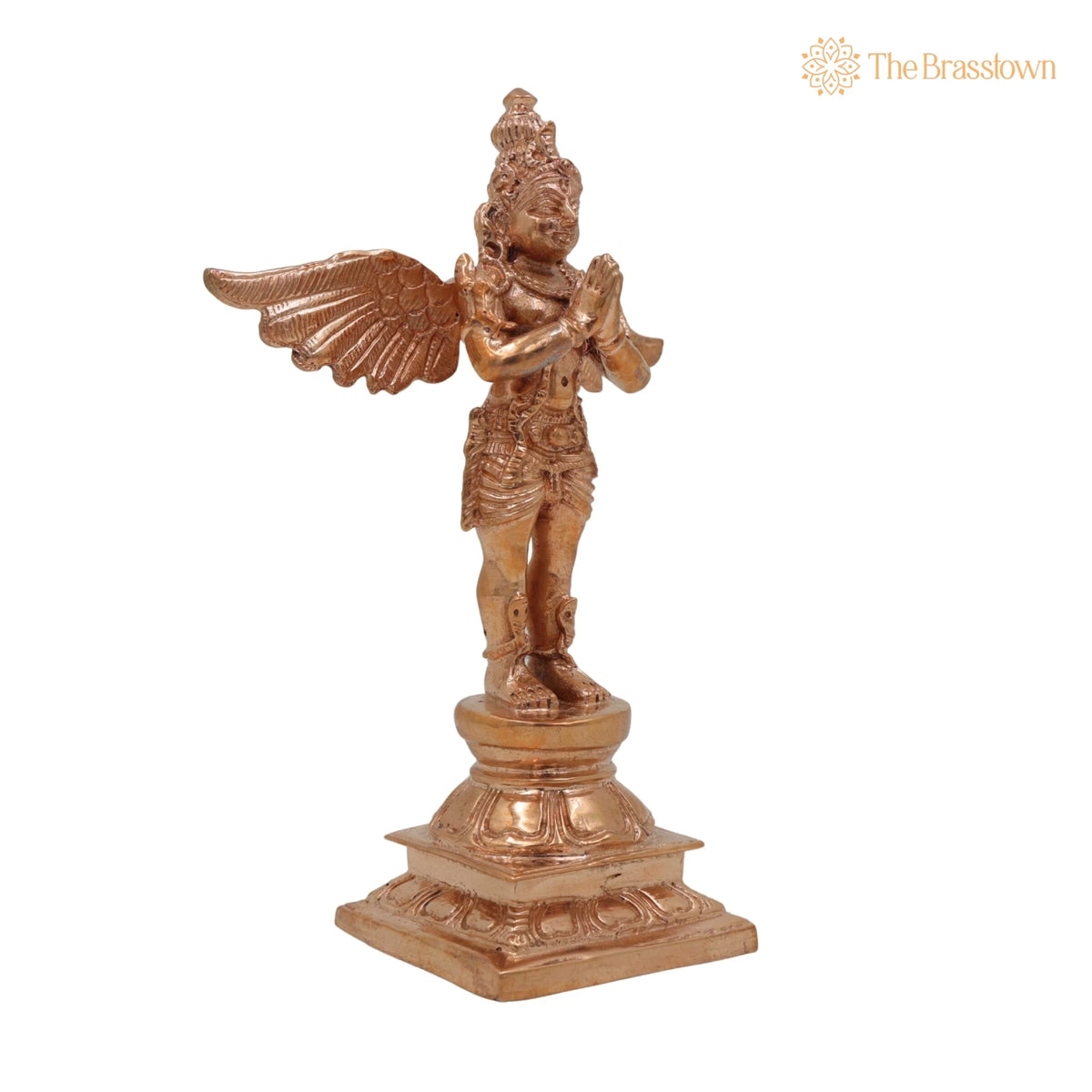 Bronze Lord Garuda Idol – Handcrafted Panchaloha Garuda Dev Murti for Pooja 5.5 Inch 2
