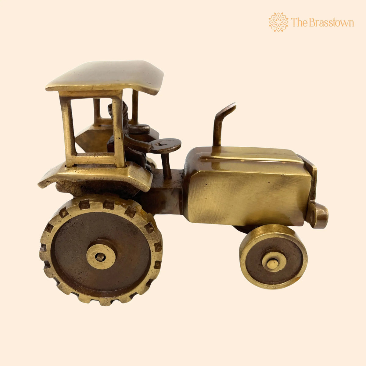 Brass Tractor Decorative – Handcrafted Tractor Showpeice for Home Décor & Gifting 4 Inch 1