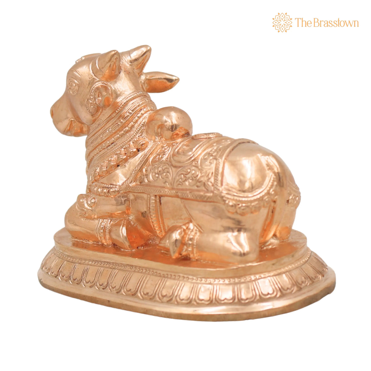 Handcrafted Chola Bronze Nandi Idol – Home Temple, Vastu & Gifting 4.5 Inch 3