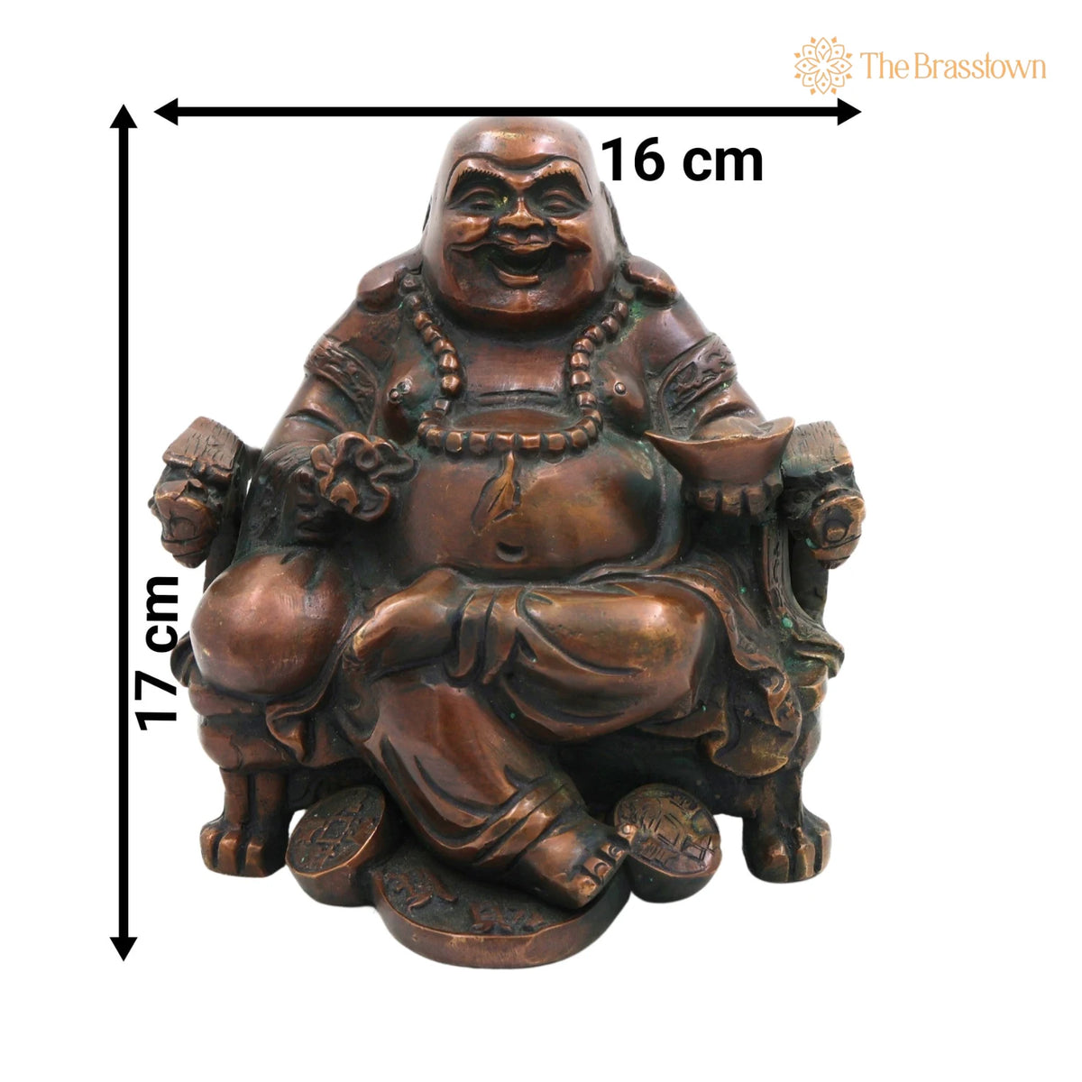 Brass Kubera Idol – Handcrafted Lord Kuber Kuvera Vaisravana Murti, Pooja, Vastu & Prosperity 6.5 Inch 5