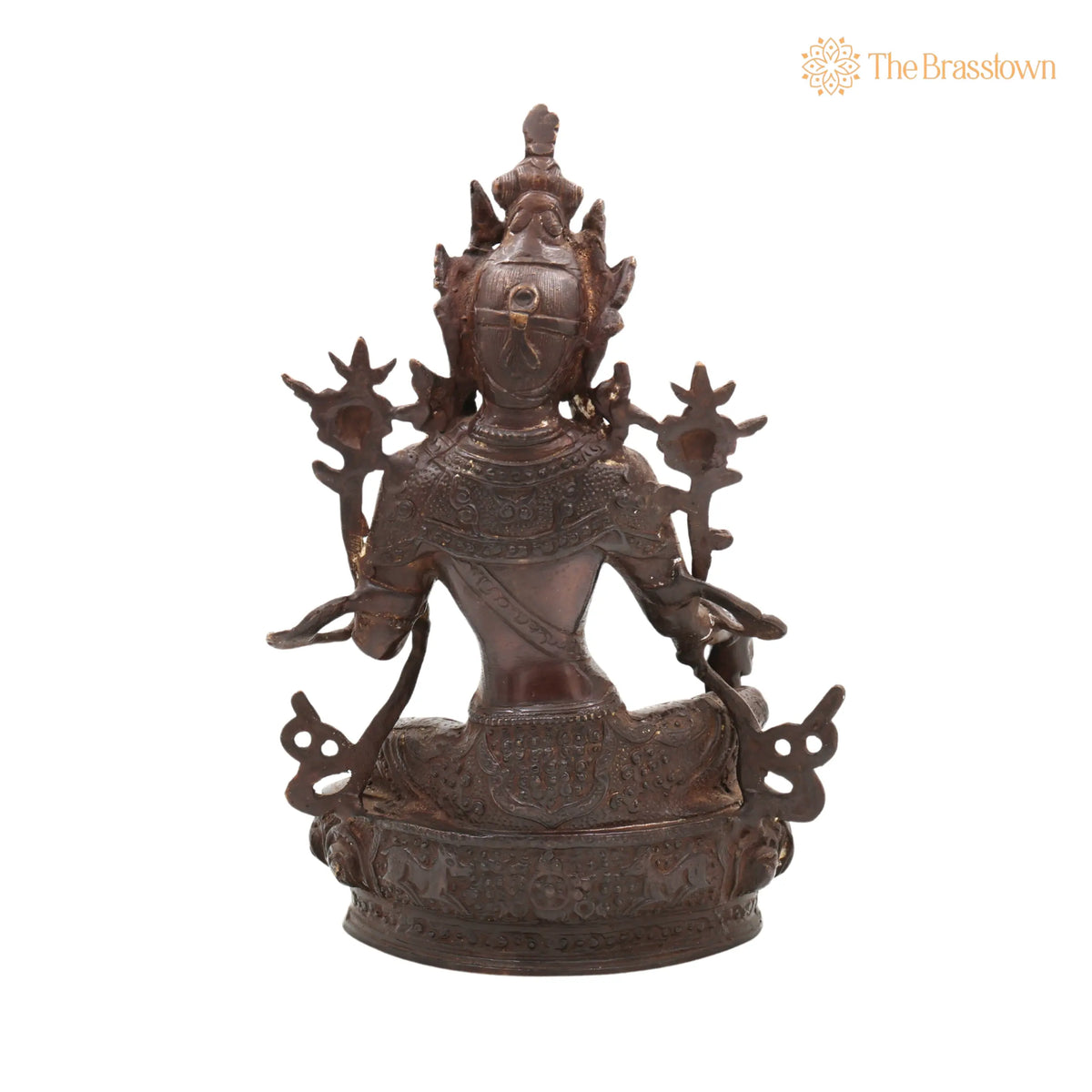 Brass Tara Maa Idol – Handcrafted Ugra Tara, Temple, Home Décor & Gift 12 Inch 5