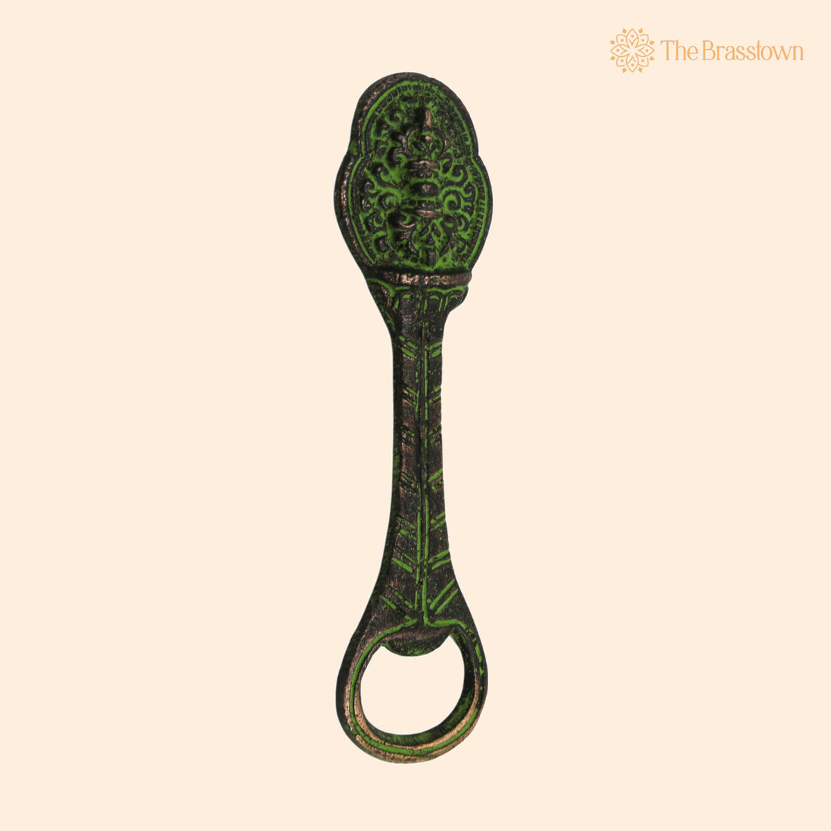 Brass Bastar Art Bottle Opener – Handcrafted Lightweight for Home Décor & Gifting 5 Inch 1