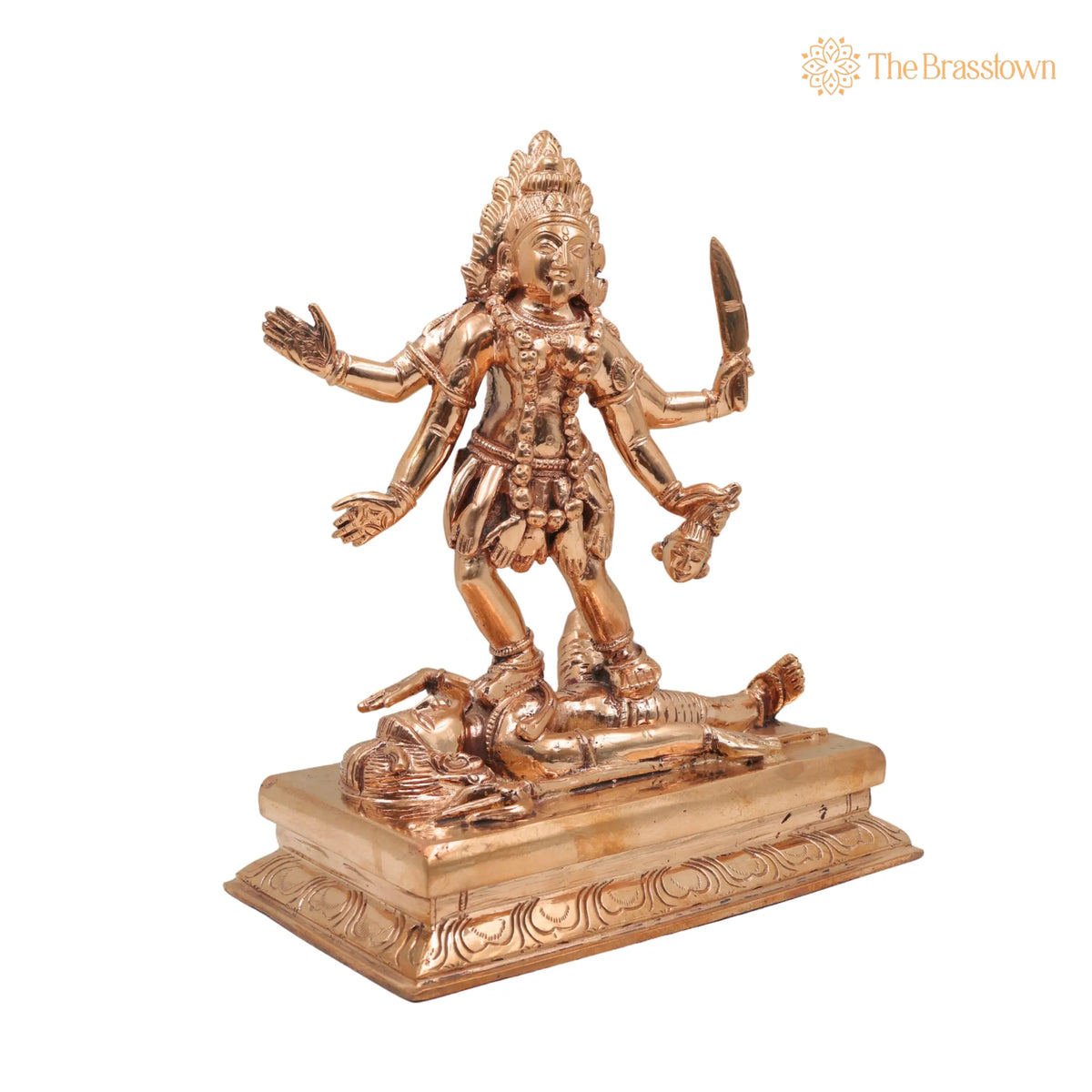 Bronze Handcrafted Panchaloha Kali Idol – Temple & Home Décor 10 Inch 2