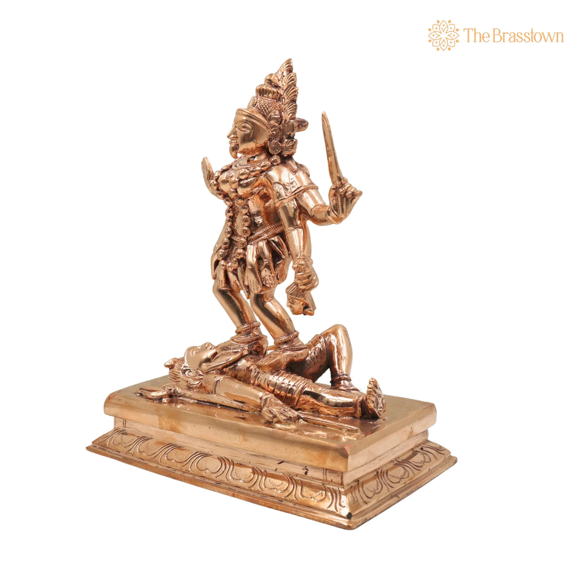 Bronze Handcrafted Panchaloha Kali Idol – Temple & Home Décor 10 Inch 3