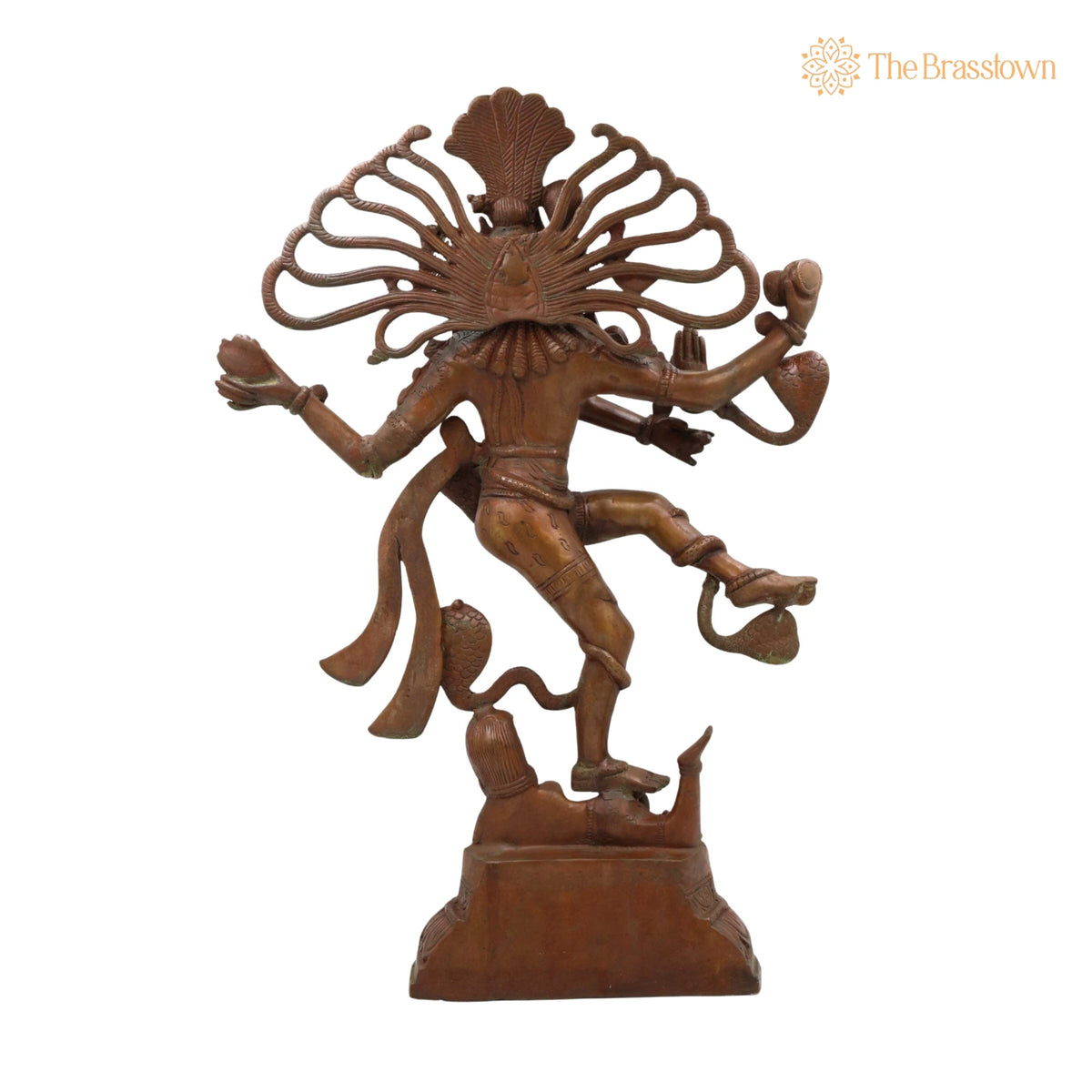 Brass Large Nataraja Idol – Handcrafted Temple & Home Décor 21 Inch 4