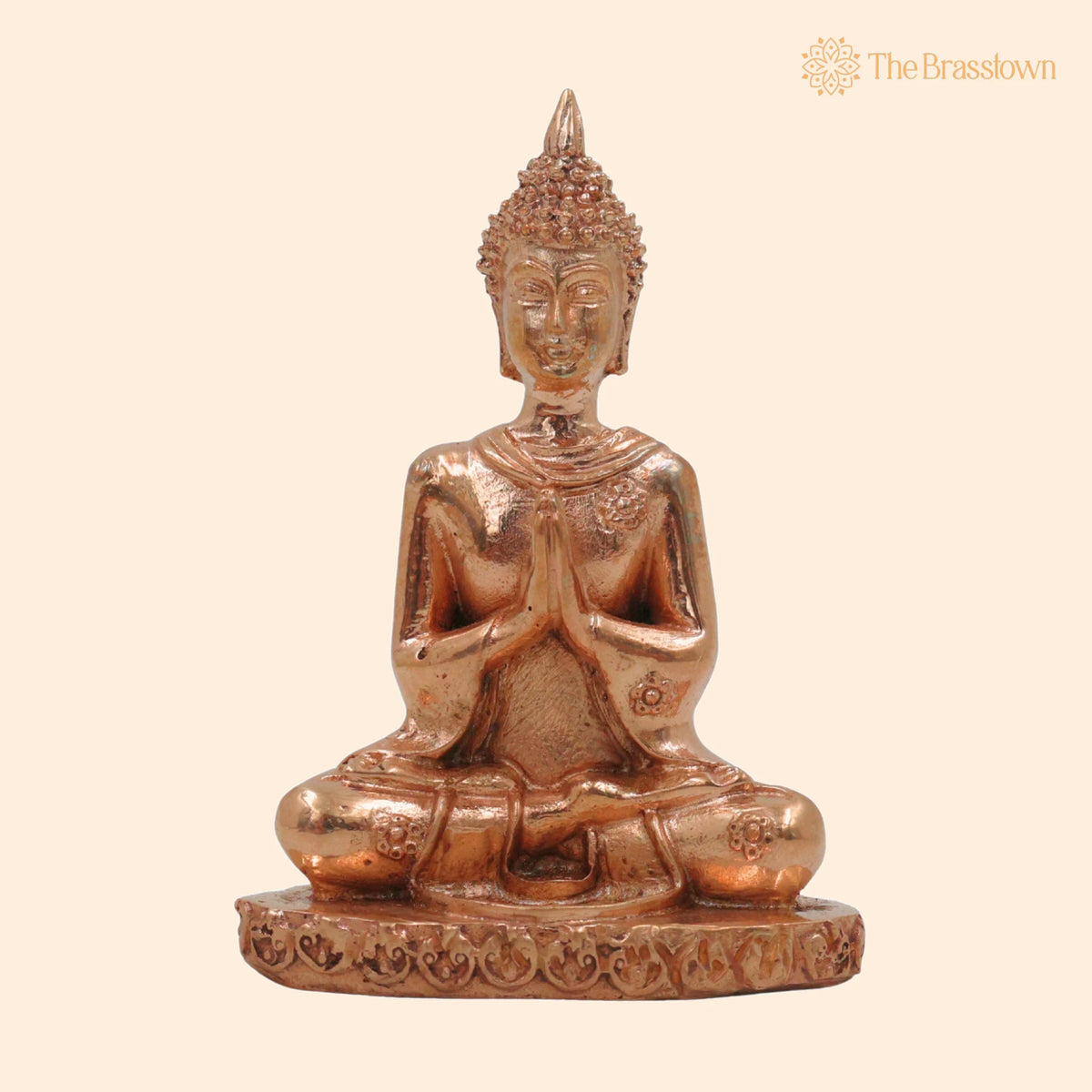 Bronze Buddha Idol – Handcrafted Spiritual Décor 3 Inch 1